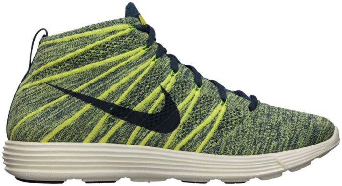 Nike Lunar Flyknit Chukka Squadron Blue Electric Yellow