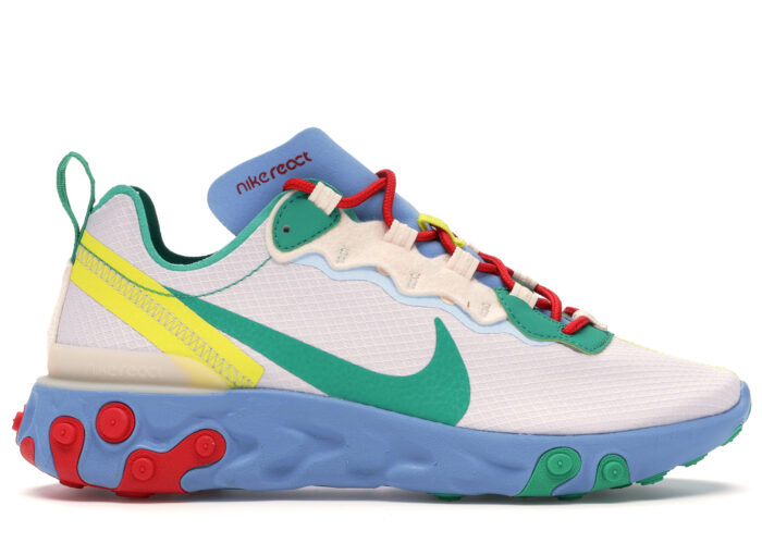 Nike React Element 55 Guava Ice Vast Grey Lucid Green