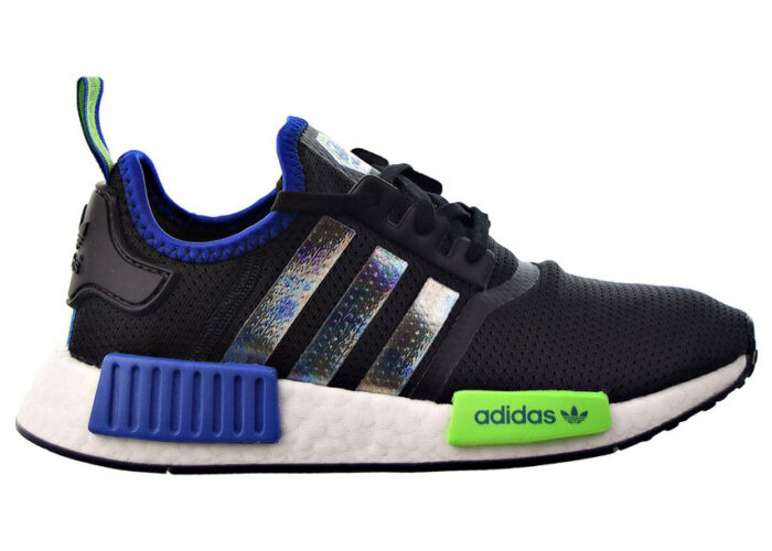 adidas NMD R1 Black Royal Solar Green (GS)