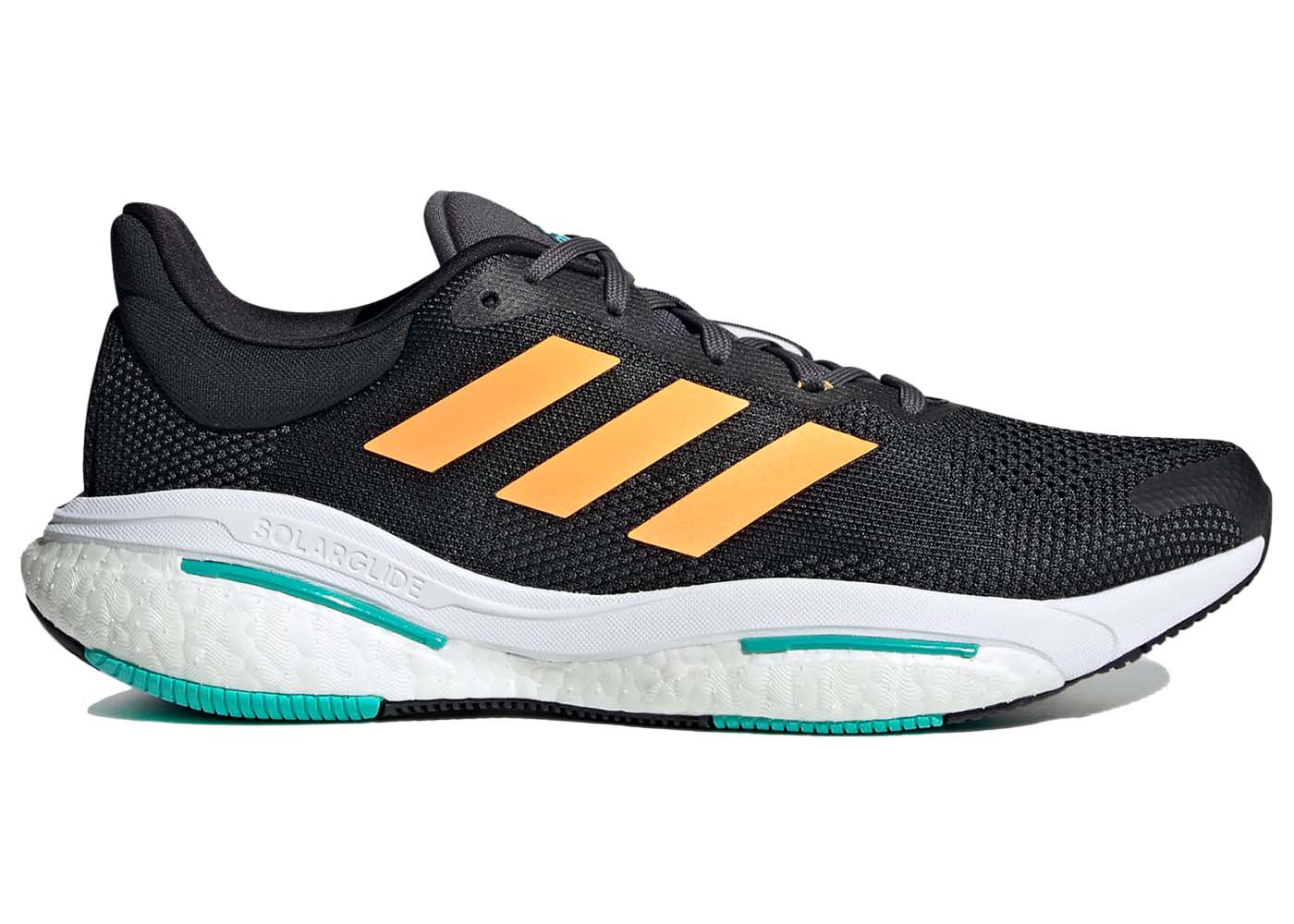 adidas Solarglide 5 Black Flash Orange Mint Rush