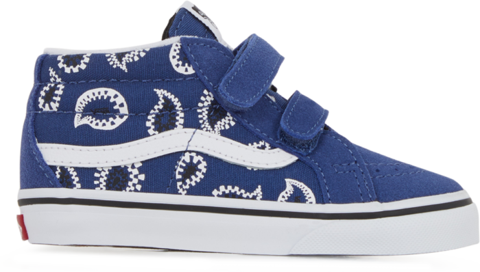 Vans Sk8-mid Reissue V Check Paisley Bleu/noir/blanc