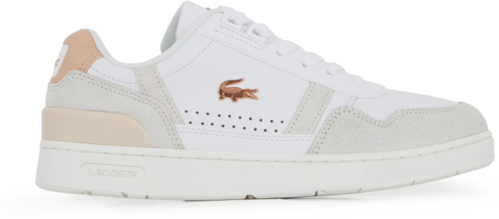 Lacoste T Clip Rose/blanc