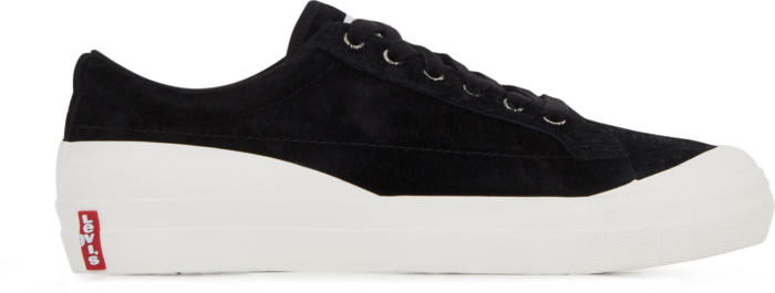 Levis Ls1 Low Suede Noir/blanc