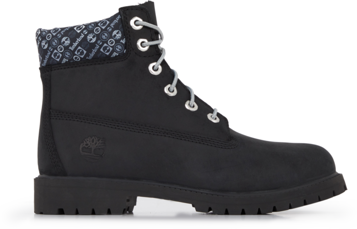 Timberland 6 Inch Boot Logo Noir/blanc