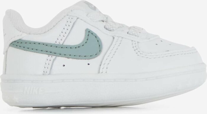 Nike Force 1 Crib Blanc/gris