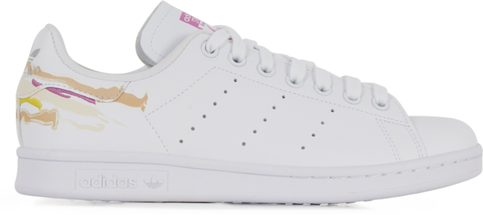 Adidas Originals Stan Smith Blanc/rose/jaune
