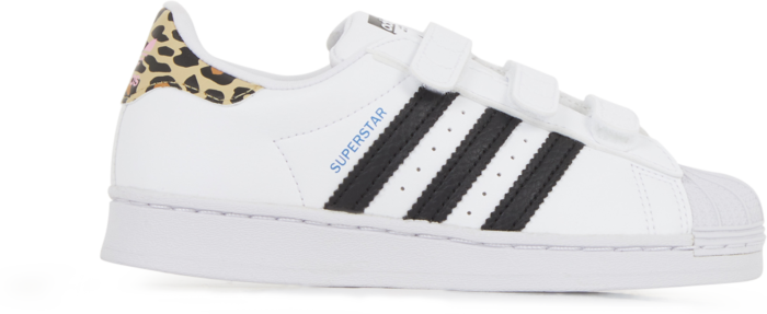 Adidas Originals Superstar Cf Cheetah Blanc/leopard
