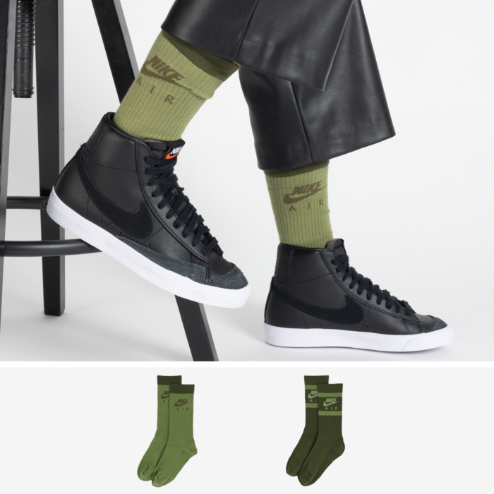 Nike Chaussettes Evd Essential Kaki