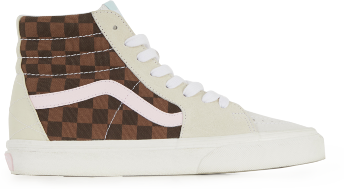 Vans Sk8-hi Damier Marron/rose