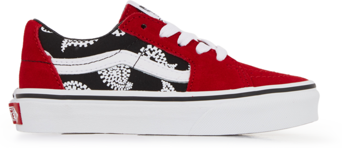 Vans Sk8-low Check Paisley Noir/rouge