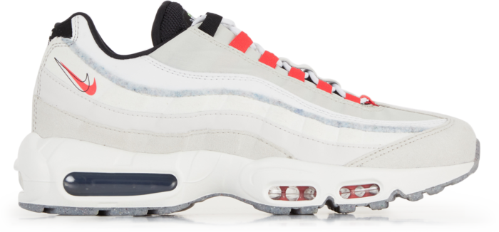 Nike Air Max 95 Swoosh Fiber Beige/rouge