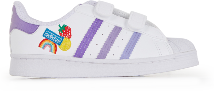 Adidas Originals Superstar Cf Icon Message 4 Blanc/violet