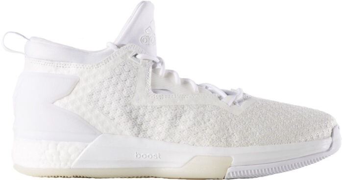 adidas D Lillard 2 Boost Primeknit Triple White