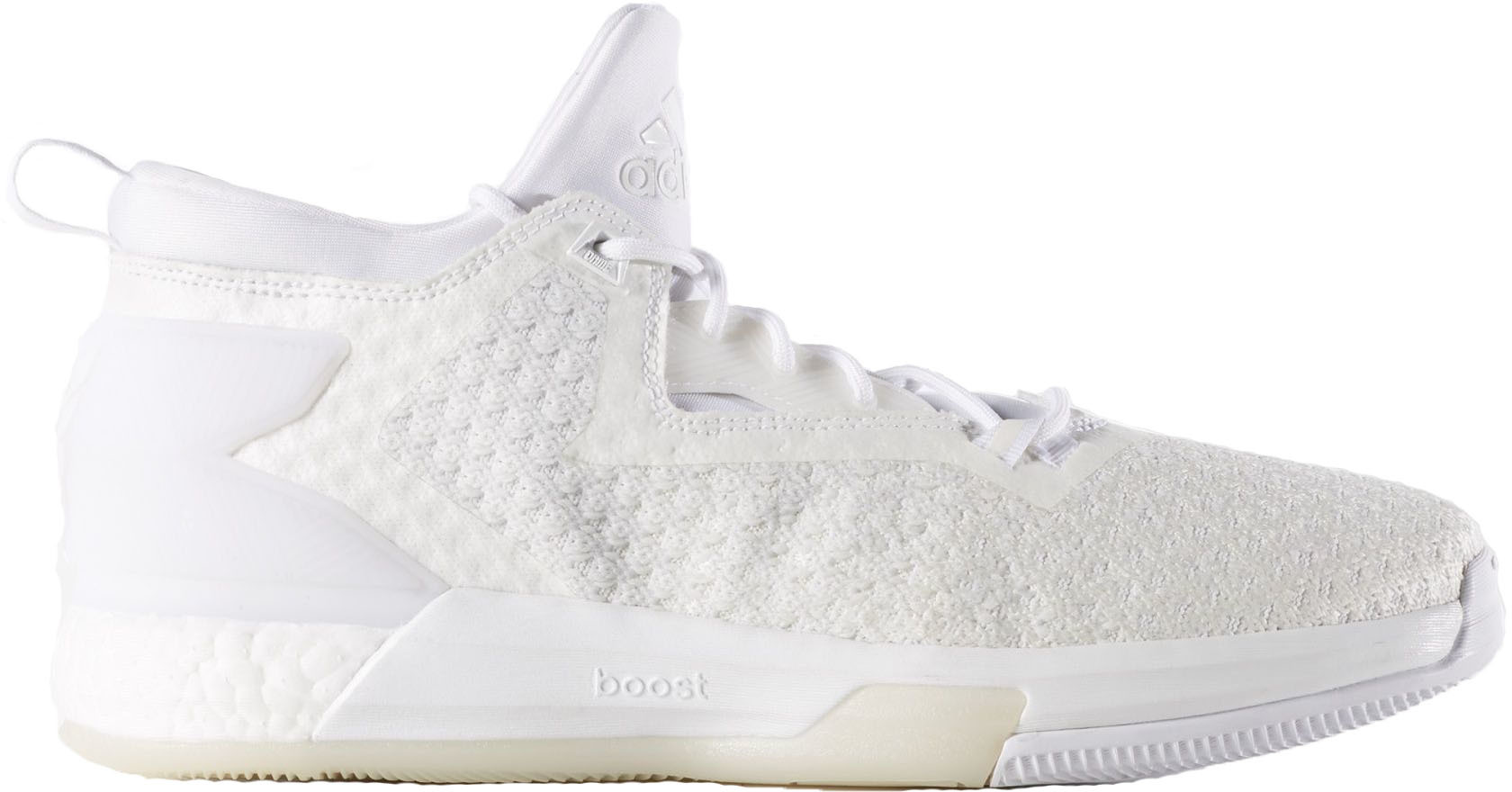 adidas D Lillard 2 Boost Primeknit Triple White