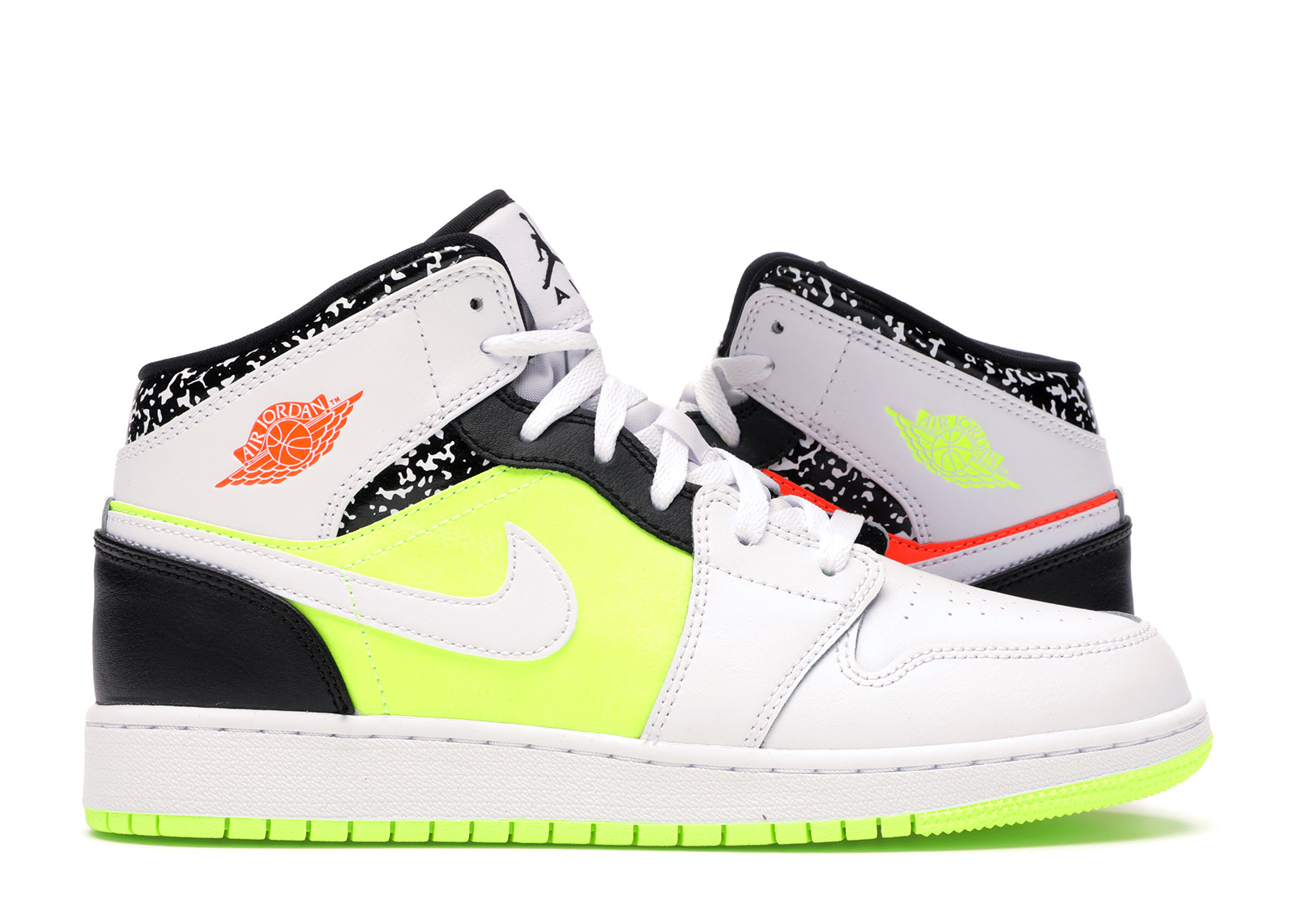 Air Jordan 1 Mid Composition Notebook (GS)