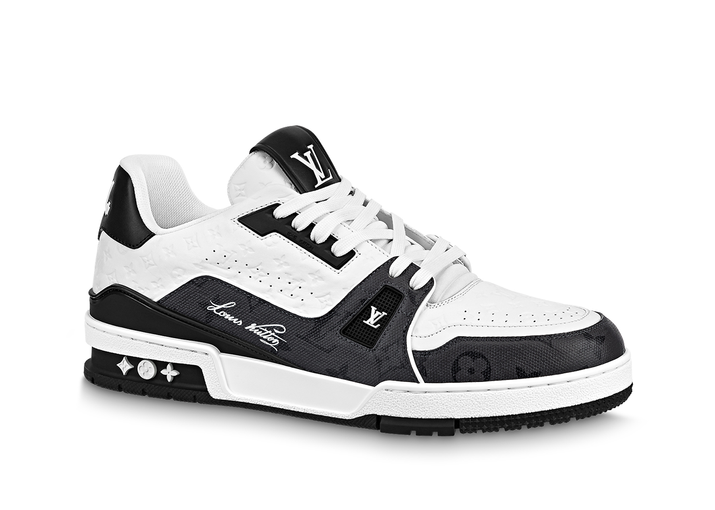 Louis Vuitton LV Trainer #54 Black White 1AANEG