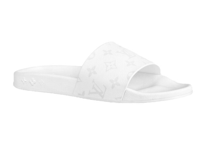 Louis Vuitton Waterfront Mule White Grey