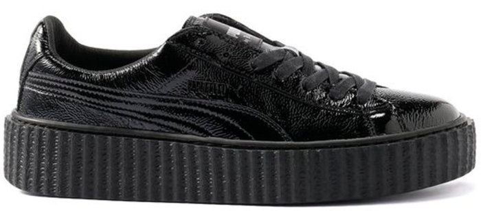Puma Creeper Rihanna Fenty Cracked Leather Black