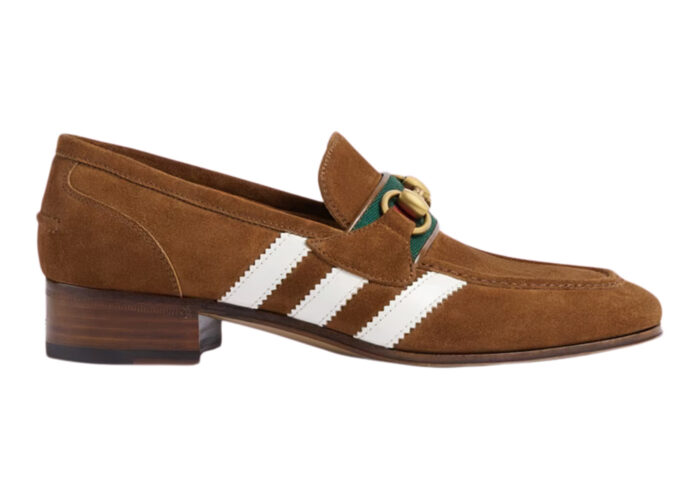 adidas x Gucci 30 mm Loafer Light Brown Suede
