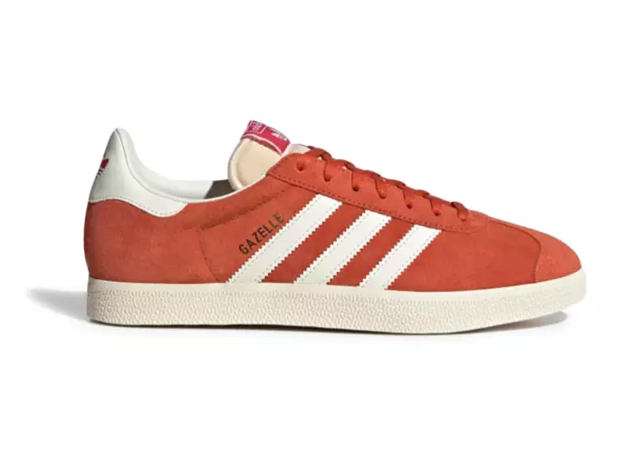 adidas Gazelle Preloved Red Off White Cream White