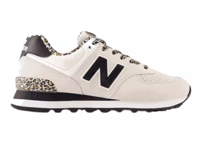 New Balance 574 Leopard Print Grey Black (Women's)