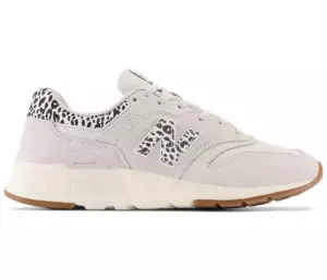 New Balance 997H blanche pour femme à motif léopard