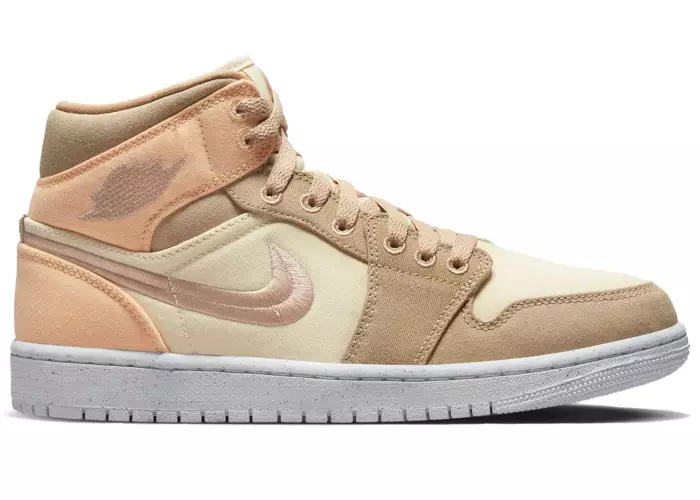 Air Jordan 1 Mid SE Canvas Khaki (Women's)
