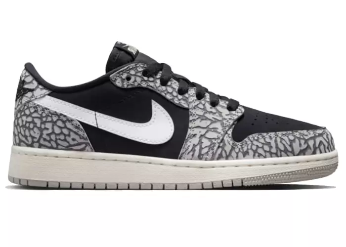 Air Jordan 1 Retro Low OG Black Cement (GS)