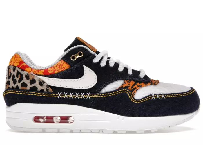 Nike Air Max 1 Premium Denim Leopard