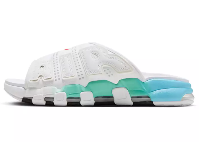 Nike Air More Uptempo Slide Aqua