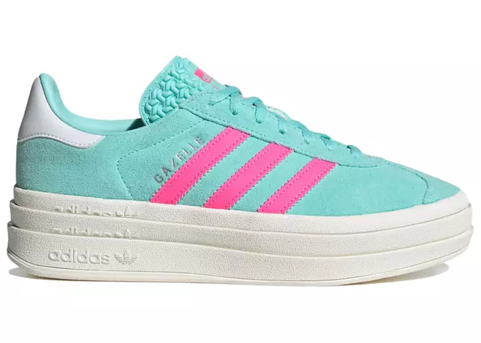 adidas Gazelle Bold Flash Aqua Lucid Pink (Women's)