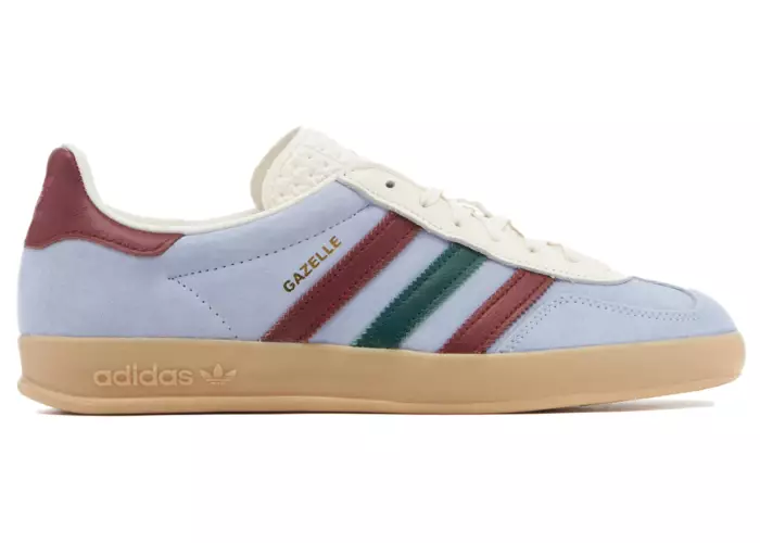 adidas Gazelle Indoor Blue Dawn Collegiate Burgundy
