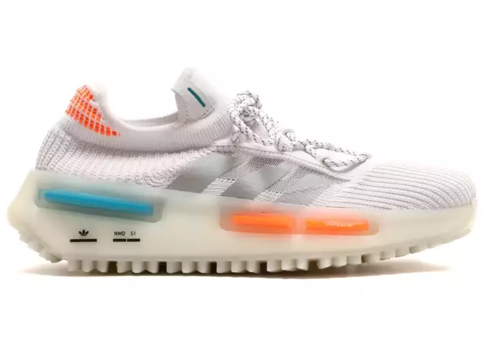 adidas NMD S1 Footwear White Blue Orange