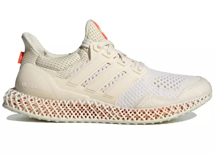adidas Ultra 4D Wonder White Impact Orange