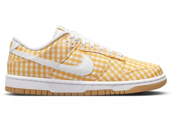 Nike Dunk Low Yellow Gingham
