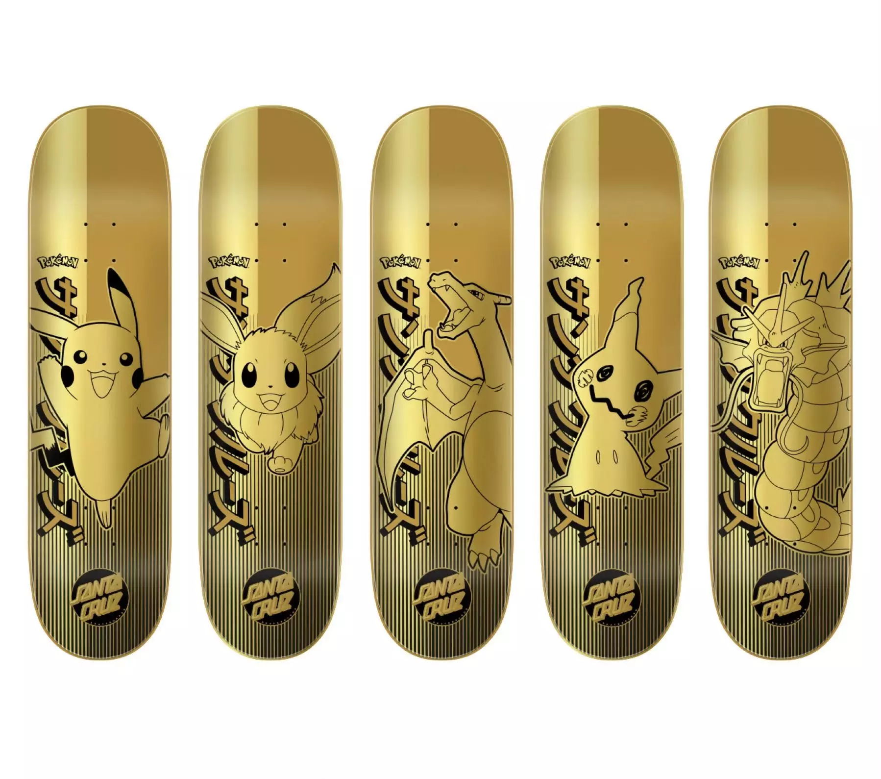 Pok mon x santa cruz la collaboration in dite de skateboards myst res