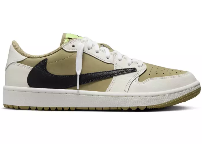 Air Jordan 1 Retro Low Golf Travis Scott Neutral Olive