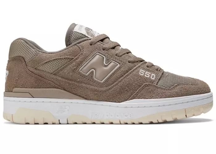 New Balance 550 Suede Mushroom