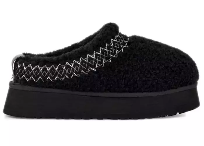 UGG Tazz Slipper Heritage Braid Black (Women's)