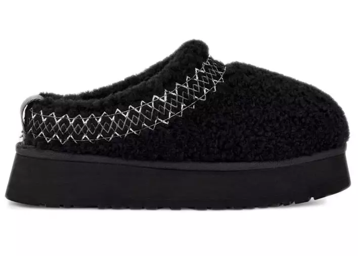 UGG Tazz Slipper Heritage Braid Black (Women's)