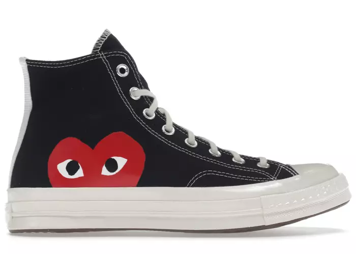 Converse Chuck Taylor All Star 70 Hi Comme des Garçons PLAY coloris noir