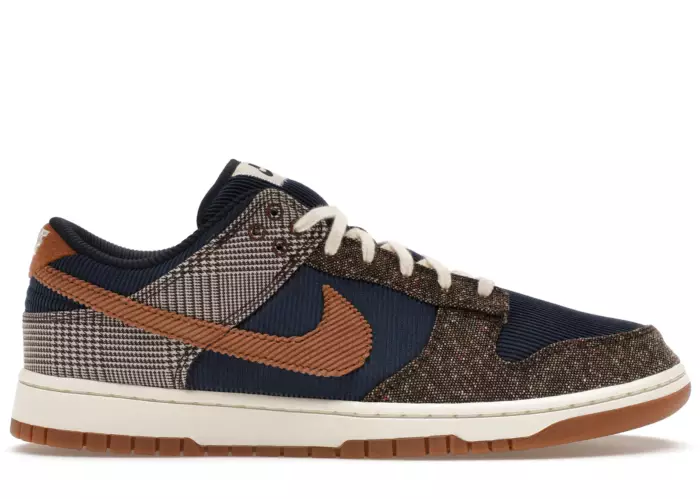 Nike Dunk Low Tweed Midnight Navy Corduroy