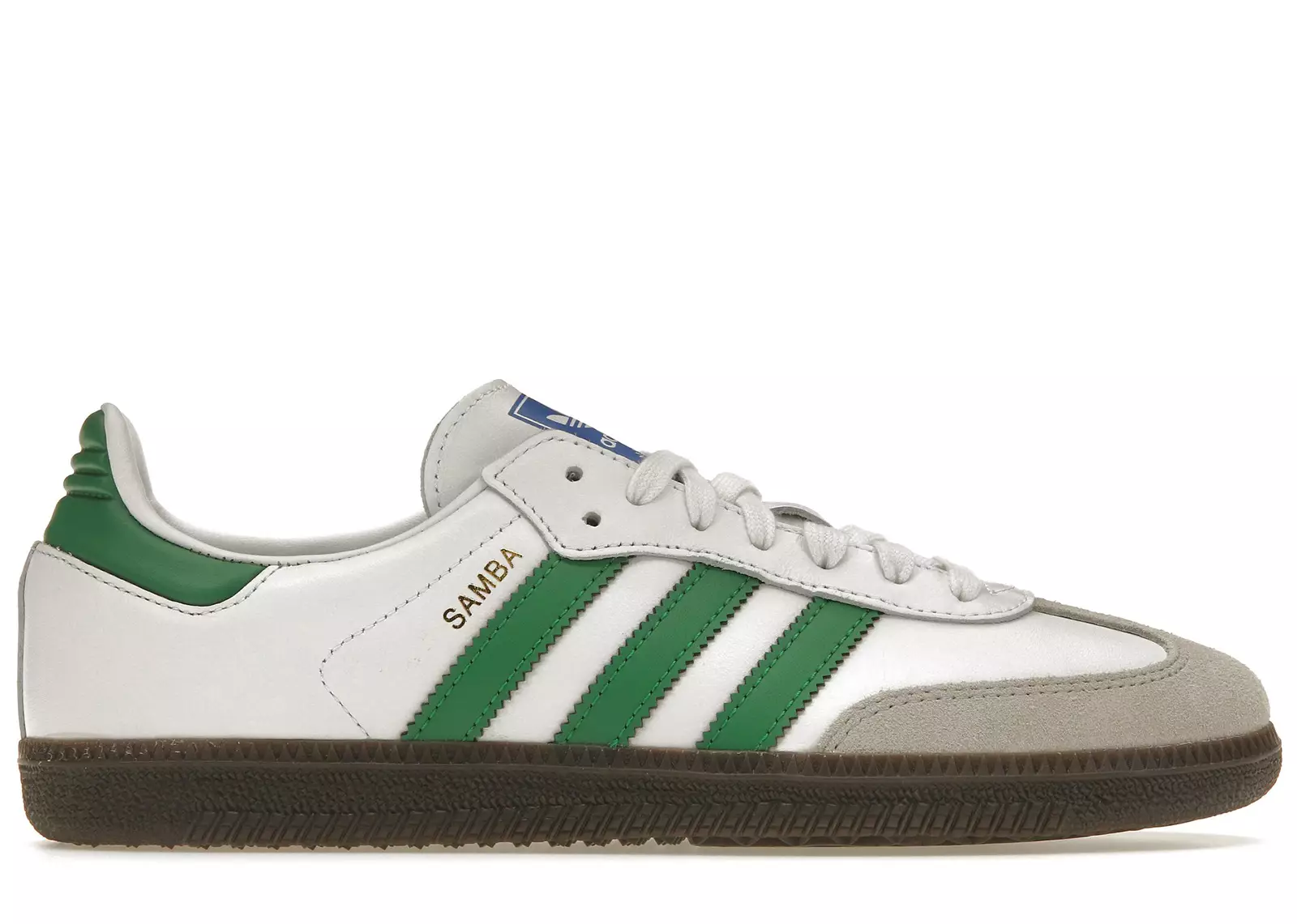 adidas Samba originale coloris blanc/vert