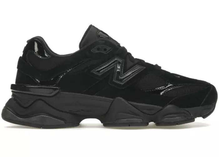 New Balance 9060 Triple Black Patent