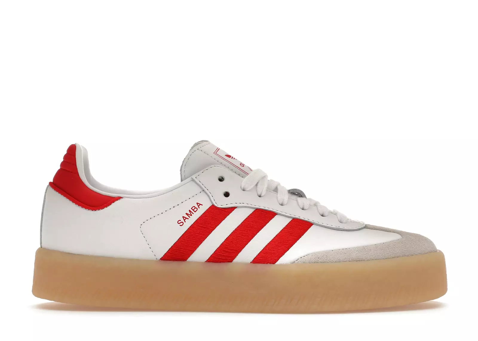 adidas Sambae White Better Scarlet Gum (Women's)