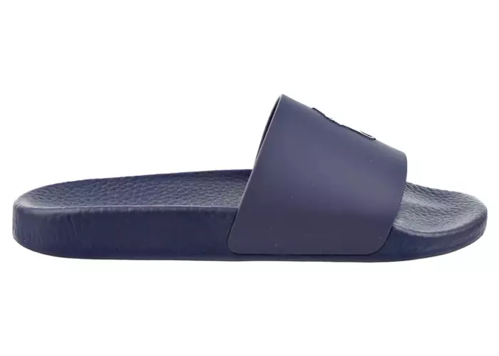 Polo Ralph Lauren Signature Pony Slide Navy White