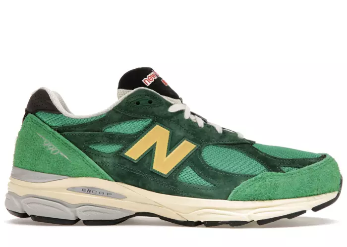 New Balance 990v3 MiUSA Varsity Green Gold