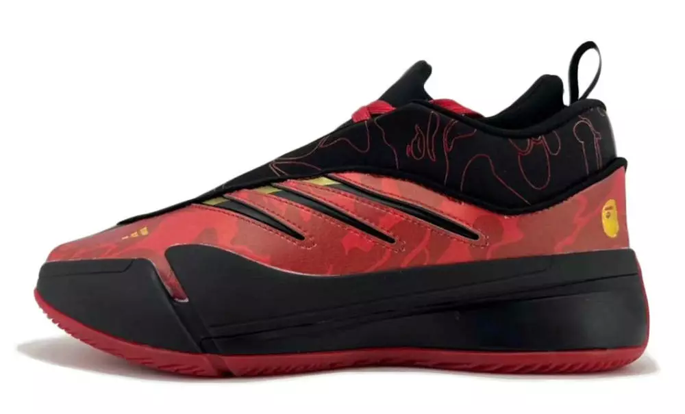 BAPE x adidas Dame 9 Black Red