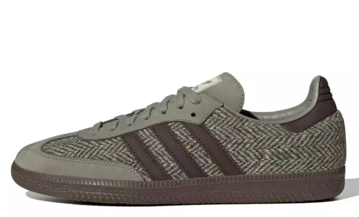Harris Tweed x adidas Samba OG Wonder Beige
