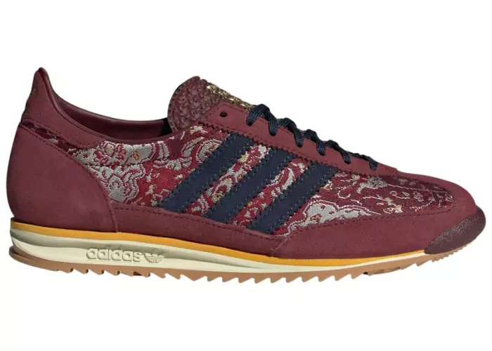 adidas SL 72 OG Shadow Red Maroon Bright Gold